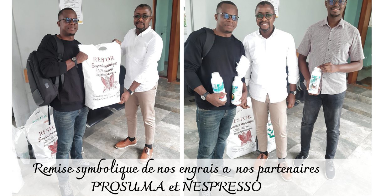RESTOR bags and RESTOR Plus cans handed over to partners PROSUMA and NESPRESSO