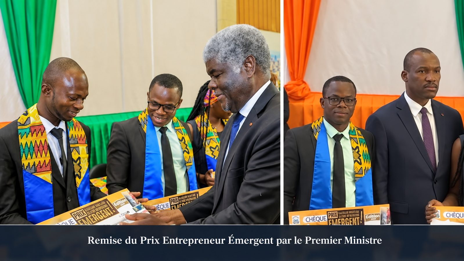 Presentation of the Emerging Entrepreneur Award by the Prime Minister